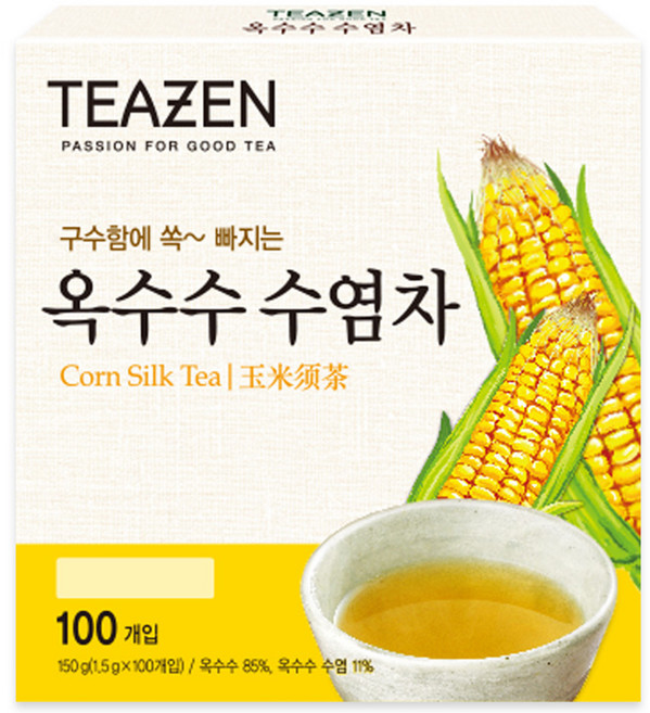 티젠 구수함에 쏙 빠지는 옥수수수염차, 1.5g, 100개입, 1개