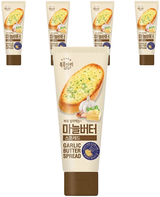 大蒜黃油醬, 100g, 5條