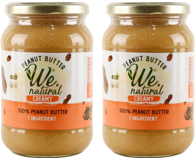 위내추럴 100% 땅콩버터 크리미, 475g, 2개