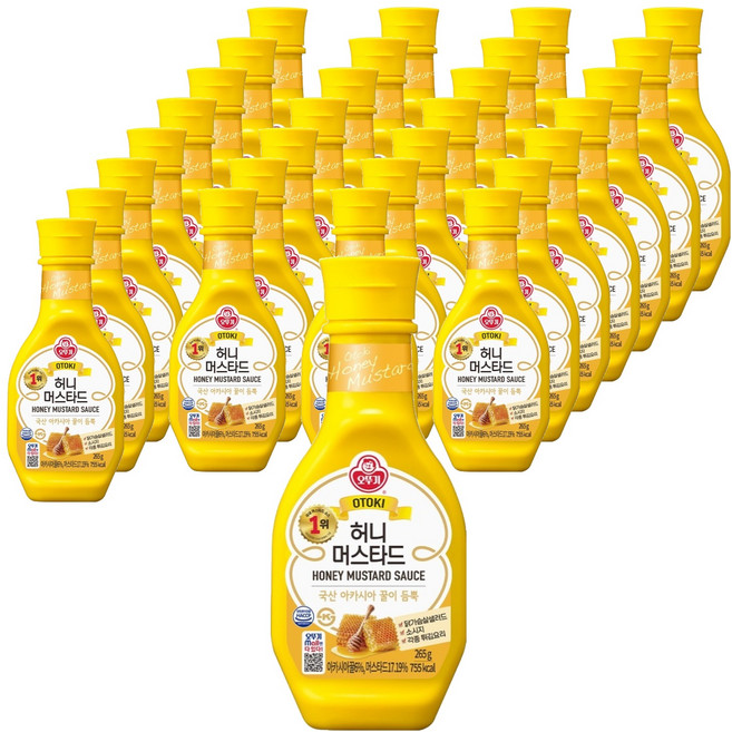 오뚜기 허니머스타드 소스, 265g, 30개