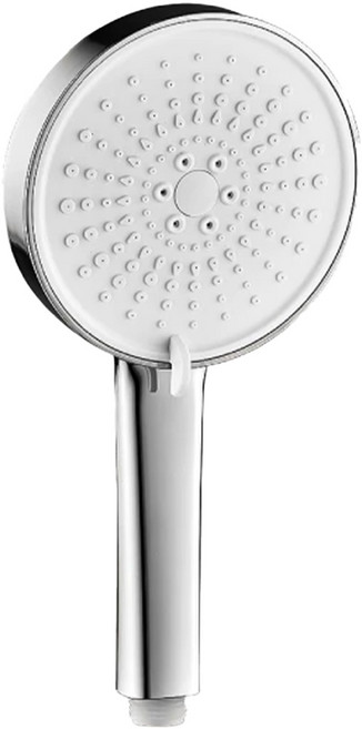 一鍵止水/大面蓮蓬頭 五檔 G321, 銀色, 1個