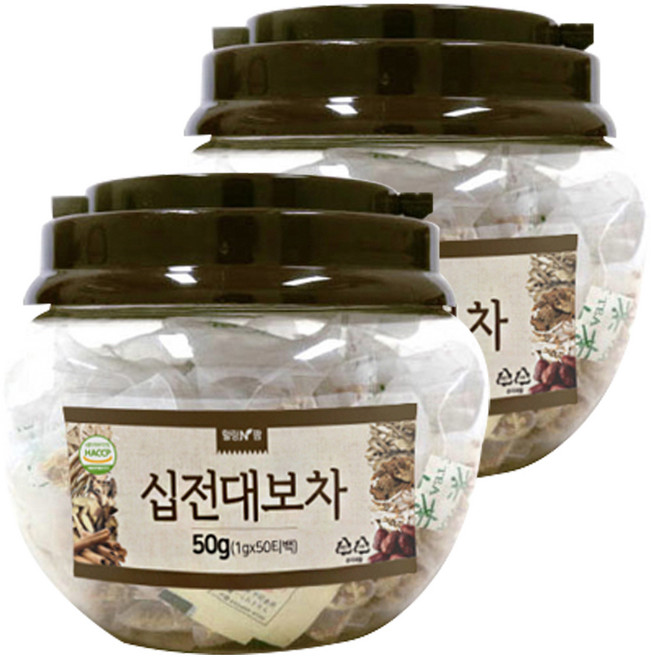 힐링엔팜 십전대보차, 1g, 2개, 50개입, 1g