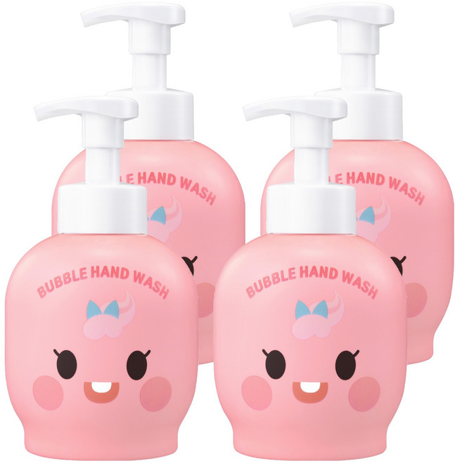 샤워메이트 브레드이발소 버블 핸드워시 마카롱, 500ml, 4개