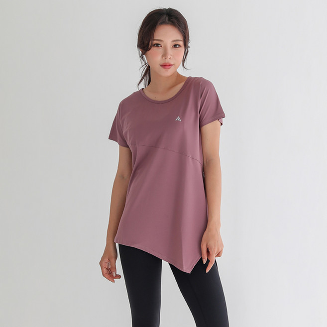 ARUA Body Play 短袖不對稱瑜珈服