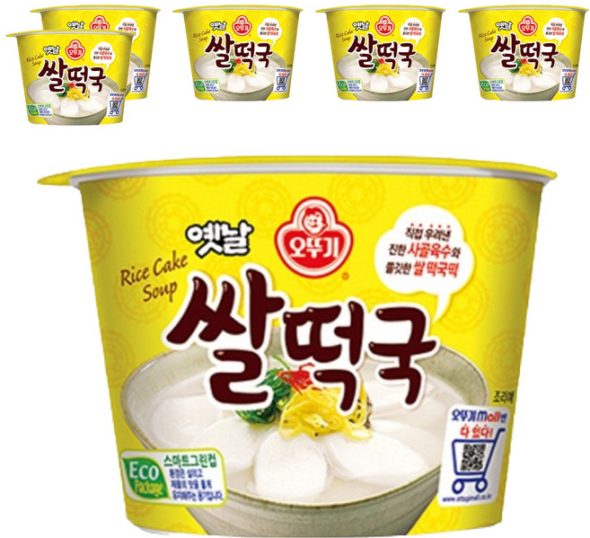 오뚜기옛날 쌀떡국, 166.6g, 6개