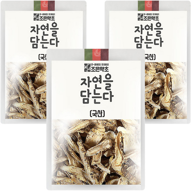 조은약초 프리미엄 잘게자른 도라지, 150g, 1개입, 3개