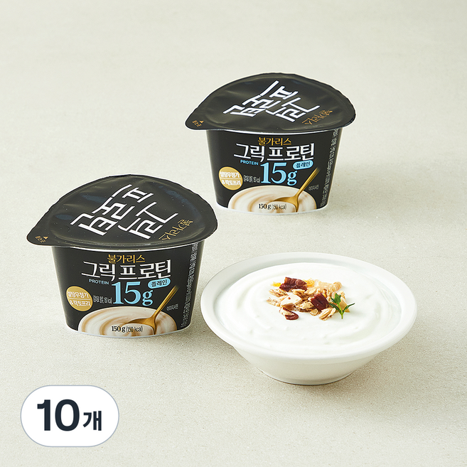 불가리스 락토프리 그릭요거트 프로틴, 150g, 10개