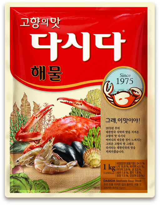 다시다 고향의 맛 해물, 1kg, 1개