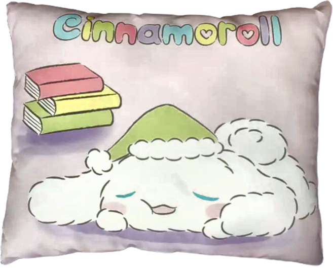 Sanrio 三麗鷗 長方型抱枕, 大耳狗喜拿 甜點時光 紫色