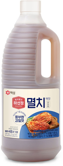 하선정 멸치 액젓, 3kg, 1개