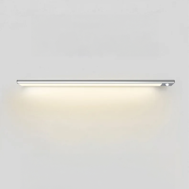 高階版三色溫無極調光 USB充電磁吸式無線超薄LED感應燈 23cm, 1個
