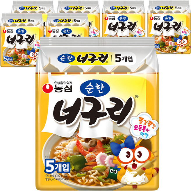너구리 순한맛 120g, 35개