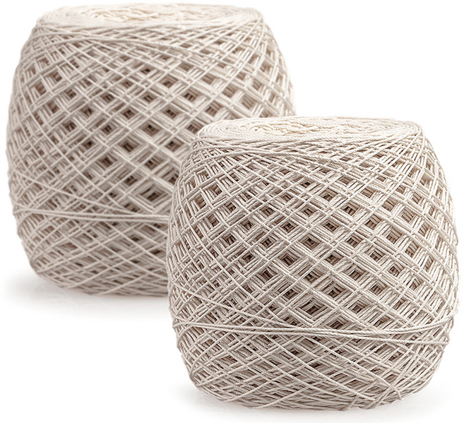 미소털실 태광 순면콘사 12합 700g, 무색, 2개