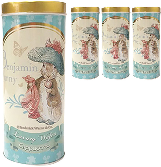 피터래빗 럭셔리 웨이퍼 롤 카푸치노, 100g, 4개