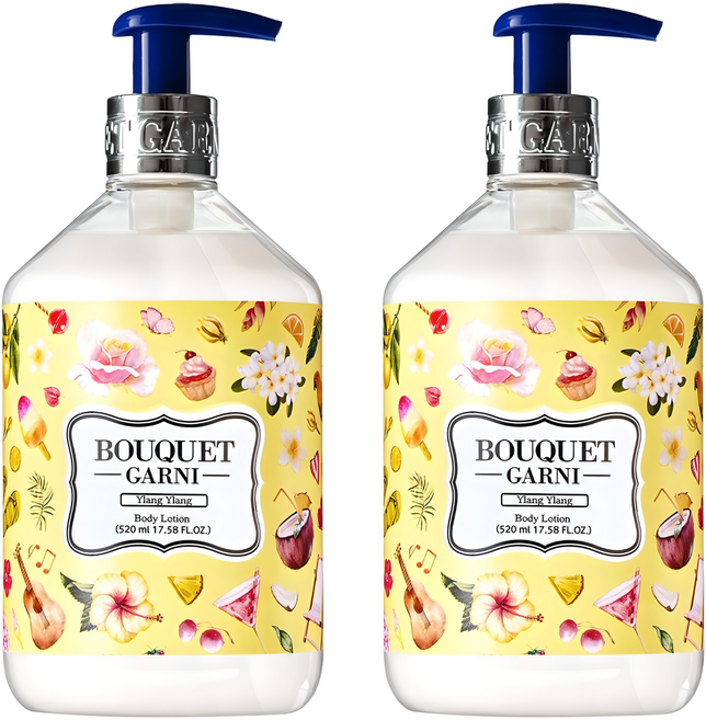 부케가르니 바디로션 일랑일랑, 520ml, 2개