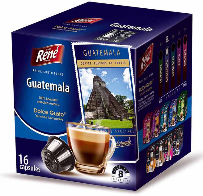 르네 돌체구스토 호환캡슐 과테말라 안티구아 캡슐커피, 16개입, 1개, 7g