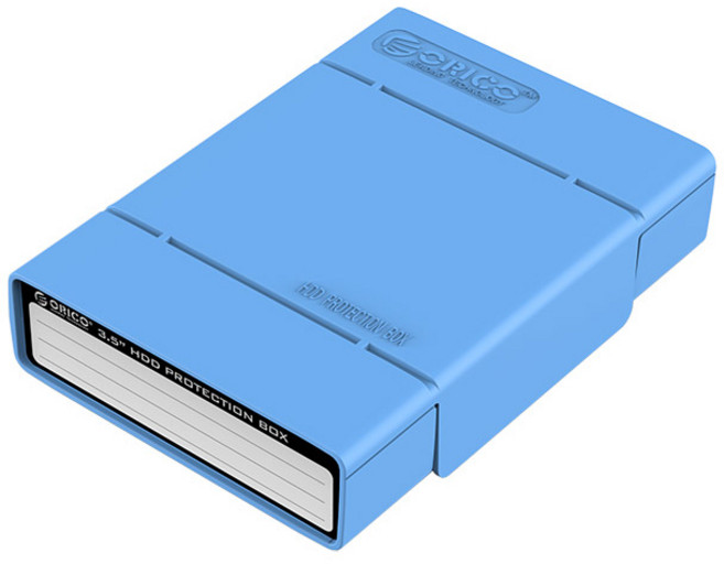 오리코 하드디스크 보관함 블루 162 x 116 x 37 mm, 1개