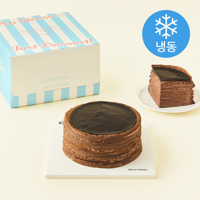 빌리엔젤 초코크레이프 1호 (냉동), 530g, 1개