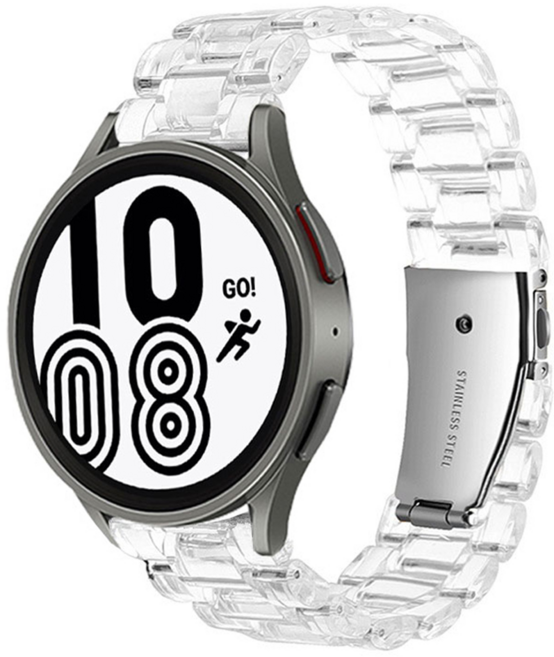 루아러블 갤럭시워치 버클 스트랩, 투명, 1개