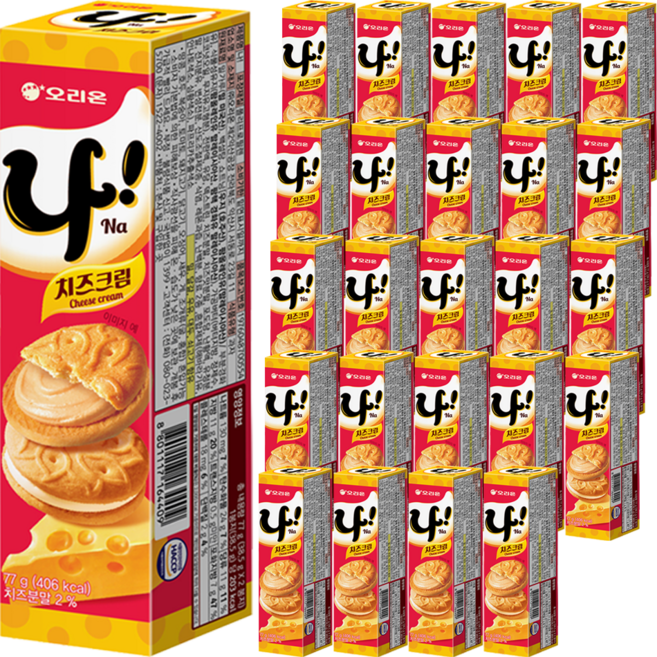 오리온 나샌드, 77g, 25개