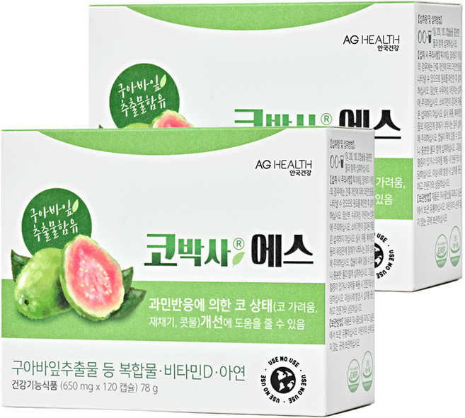 안국건강 코박사 에스, 120정, 2개