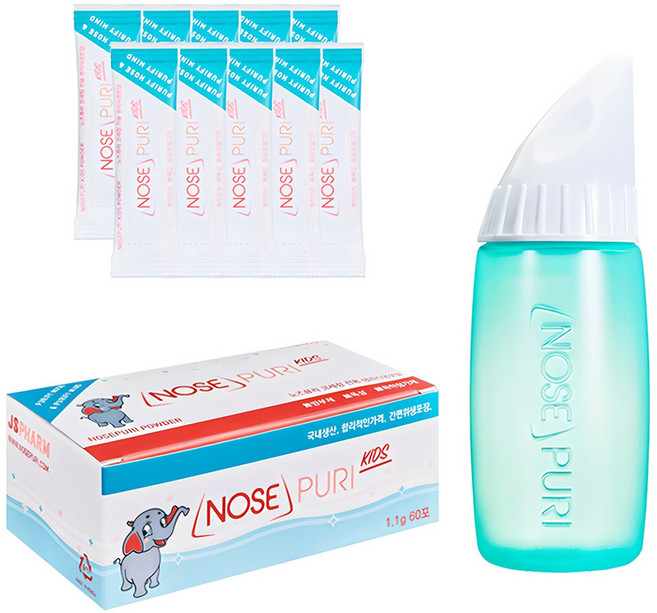 노즈퓨리 어린이 코세정 키트 + 분말 70p, 1세트