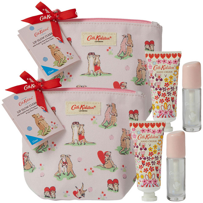 캐스키드슨 립글로우 클리어 2.2g + 핸드크림 20ml 세트, 2세트