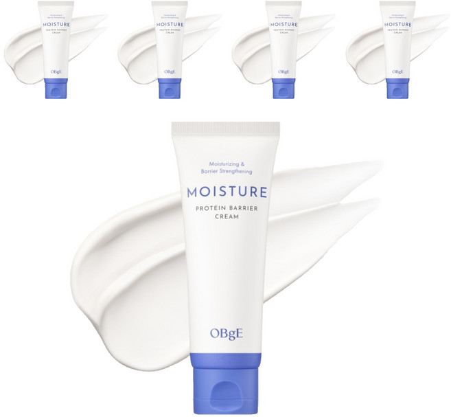 OBge 모이스처 프로틴 장벽 크림, 70ml, 5개