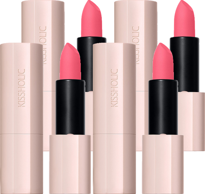 더샘 키스홀릭 립스틱 매트, 4개, PK04 마이레이디