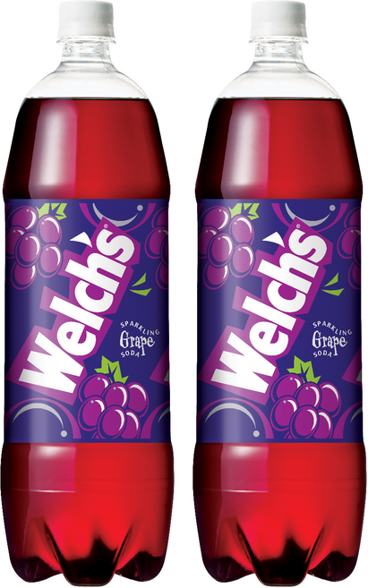 웰치스 소다 포도 탄산음료, 1.5L, 2개