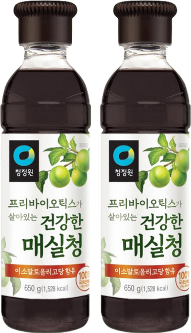 清淨園 大象韓國梅子糖漿, 500ml, 2罐