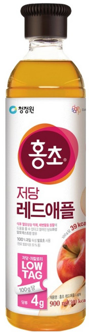 홍초 레드애플 저당, 900ml, 1개