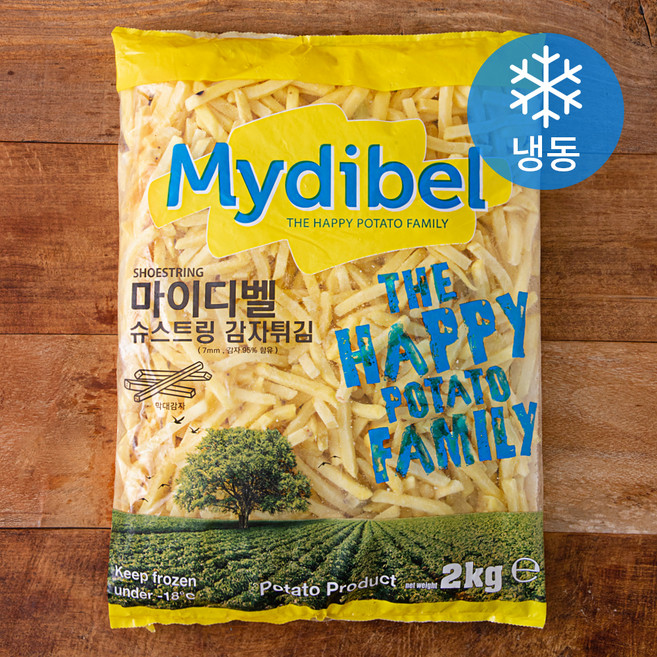 마이디벨 슈스트링 감자튀김(냉동), 2kg, 1개