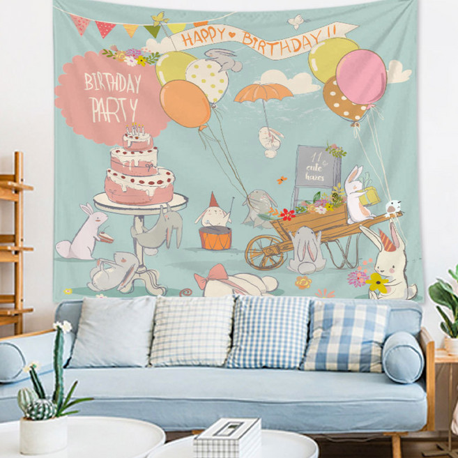 ISABEL HOME 法蘭絨生日派對掛布, 款式9