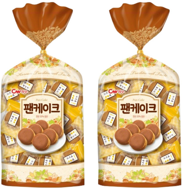 청우식품 팬케이크, 2개, 400g