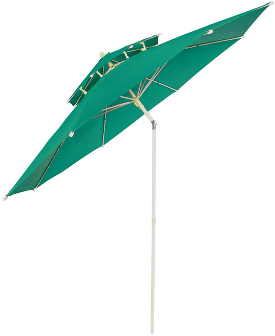 아웃팅 특대형 이층 꺾임 파라솔, 그린