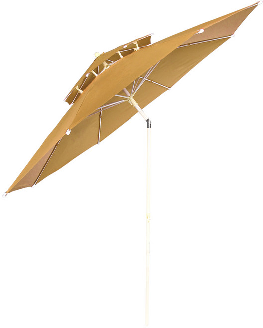아웃팅 특대형 이층 꺾임 파라솔, 오크