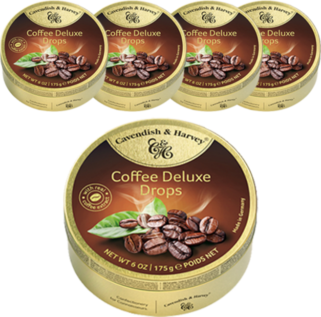 캐빈디쉬하비 커피맛 캔디, 5개, 175g