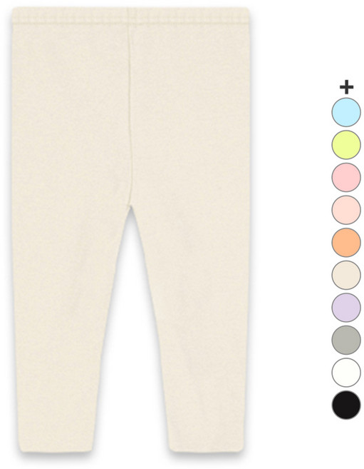 유니프랜드 아동용 베이직 40수 면스판 7부 레깅스