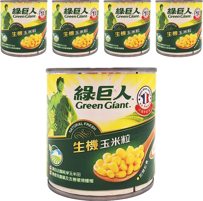 Green Giant 綠巨人 生機玉米粒, 150g, 5罐