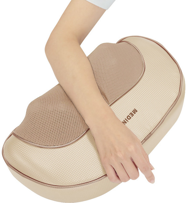 메디니스 버블쿠션 목 어깨 마사지기, MD-8600, 베이지골드