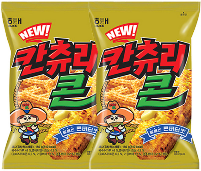 NEW 칸츄리 콘, 150g, 2개