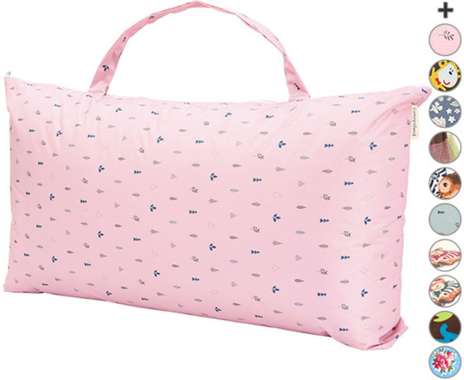 코니아일랜드 일체형 낮잠이불 방수가방, 오솔로 핑크