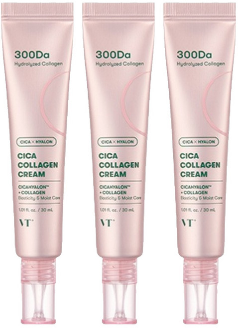 브이티코스메틱 시카 콜라겐 크림, 30ml, 3개