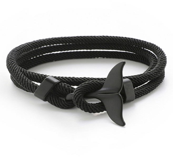 피어니스트 로프 매듭 고래 꼬리 팔찌
