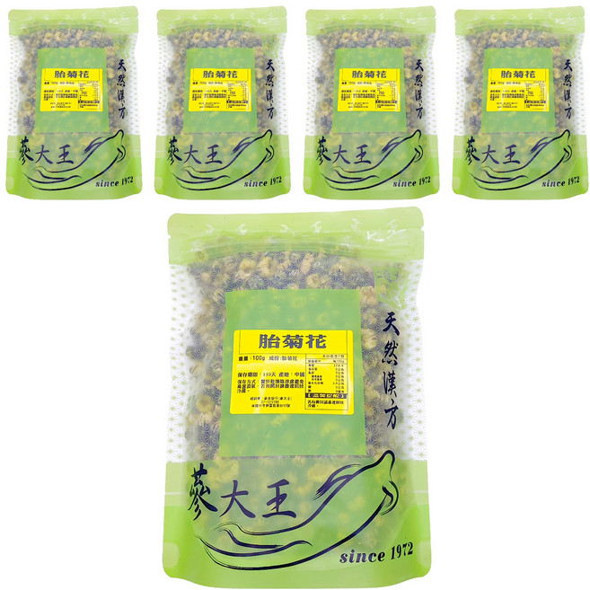 蔘大王 胎菊花, 100g, 1包, 5包