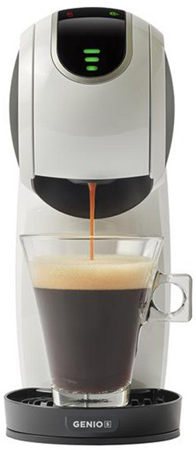 돌체구스토 지니오S 터치 캡슐 커피머신, 1024, 화이트 + 블랙