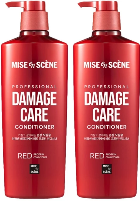 미쟝센 데미지케어 레드 프로틴 컨디셔너, 680ml, 2개 - 쿠팡