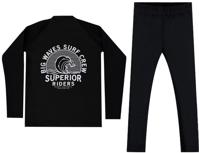 아쿠아티카 아동용 래쉬가드 상의 + 워터레깅스 세트 AQA385+AQA415