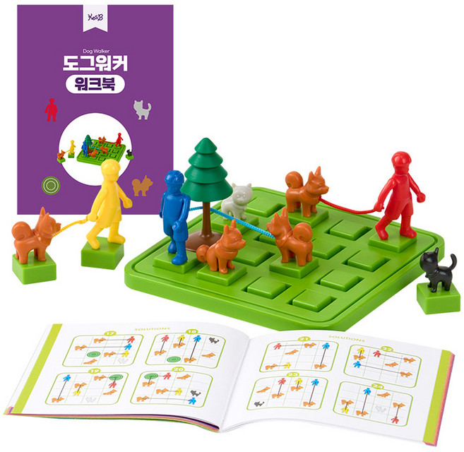 캐스비 도그워커 보드게임, 혼합색상, 1개